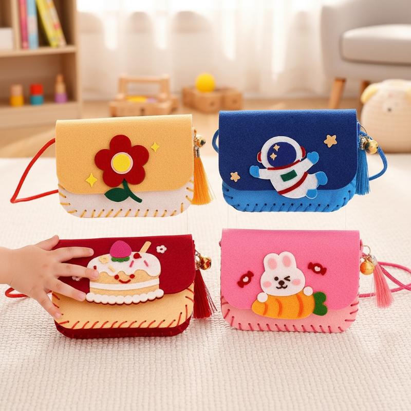 Children Felt Bag Making Kit D - Art Craft Kindergarten ulasan dan harga