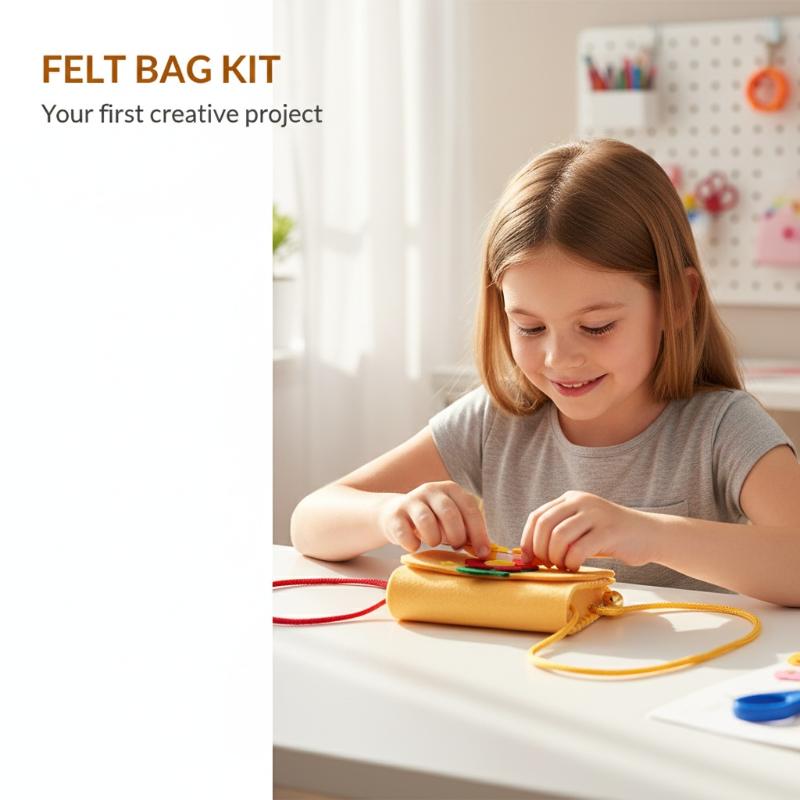 Children Felt Bag Making Kit D - Art Craft Kindergarten ulasan dan harga