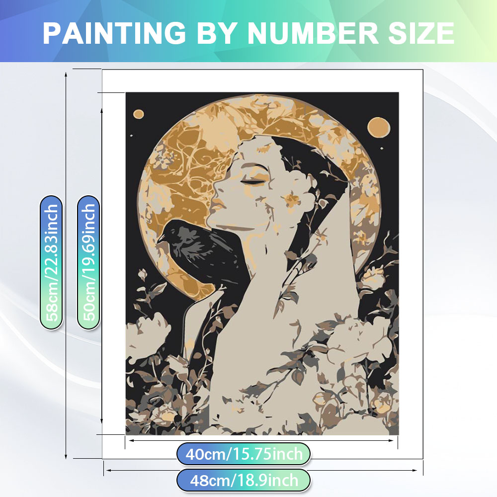 HUACAN Diy Oil Painting By Num - Art Craft Number ulasan dan harga