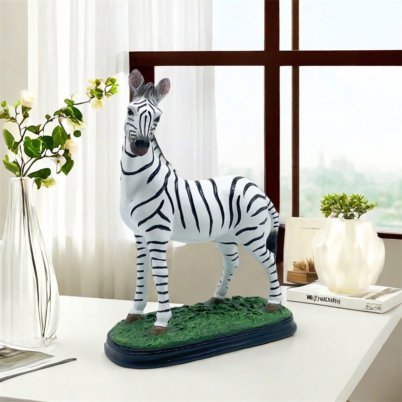 Artistic Zebra Sculpture Handm - Art Craft Zebra ulasan dan harga