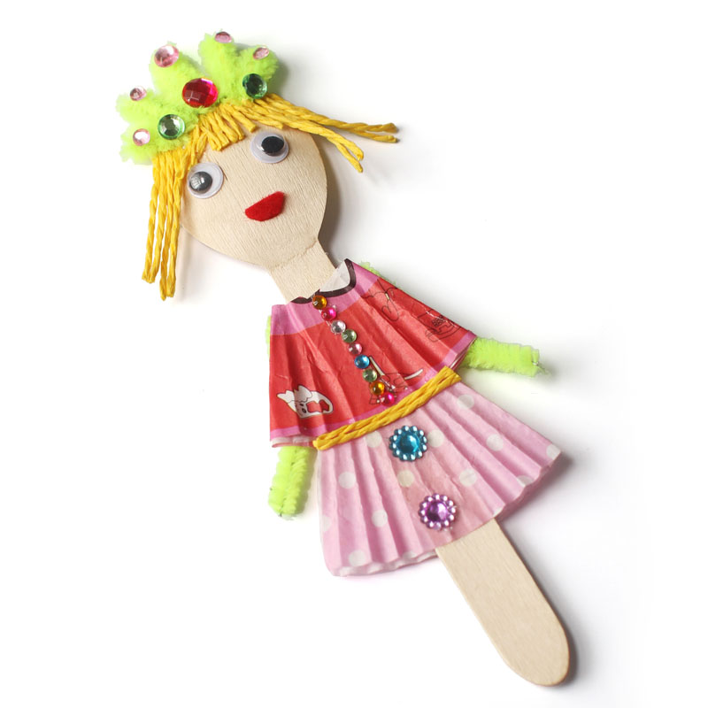 20PCS/LOT.Wood spoon arts and  - Art Craft Kindergarten ulasan dan harga