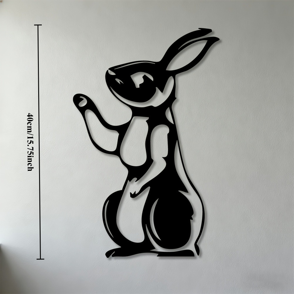 CIFBUY Metal Wall Art Minimali - Art Craft Rabbit ulasan dan harga