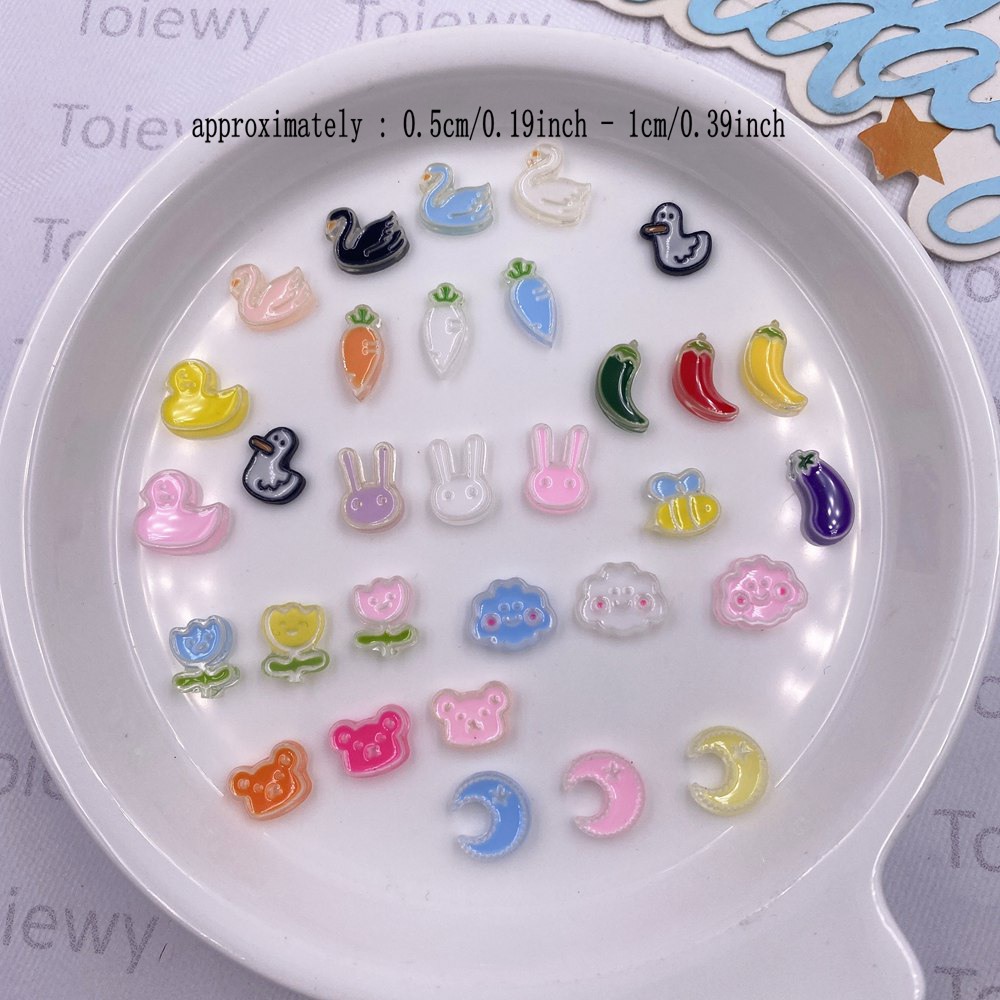 50PCS Mixed Rabbit Flower Radi - Art Craft Rabbit ulasan dan harga
