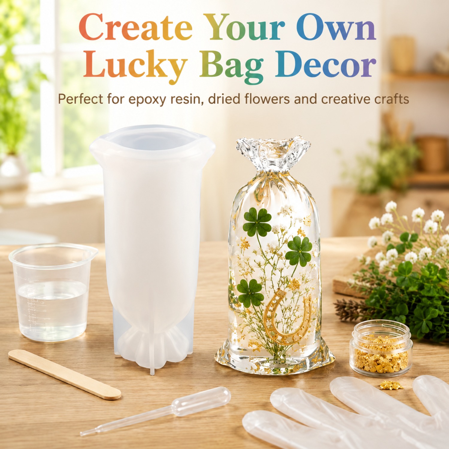 Lucky Bag Resin Silicone Mould - Art Craft Display ulasan dan harga