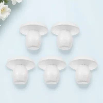 5Pcs White Foam Mushroom Cutou - Art Craft School ulasan dan harga