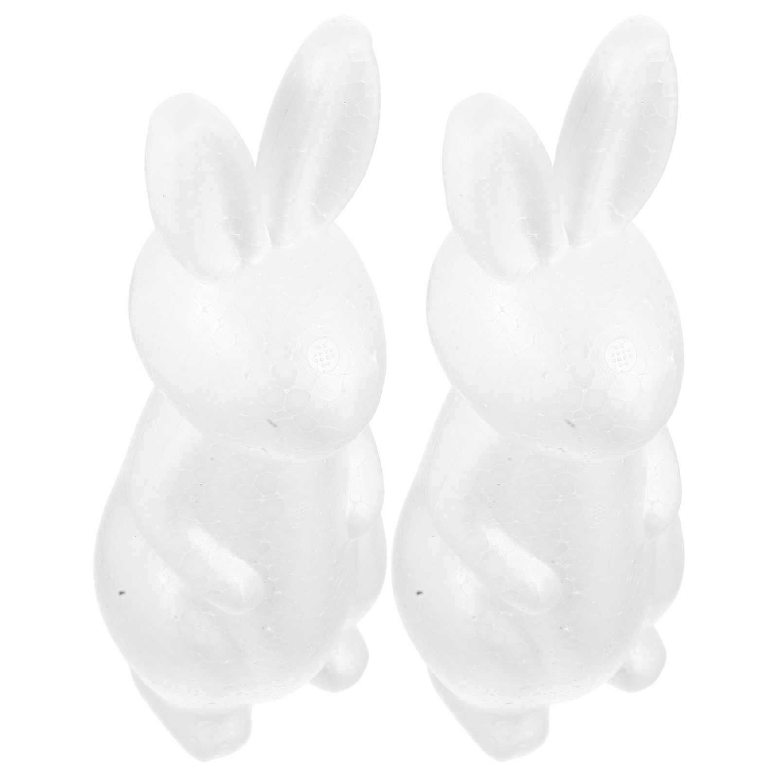 2Pcs Foam Rabbit Craft White D - Art Craft Rabbit ulasan dan harga