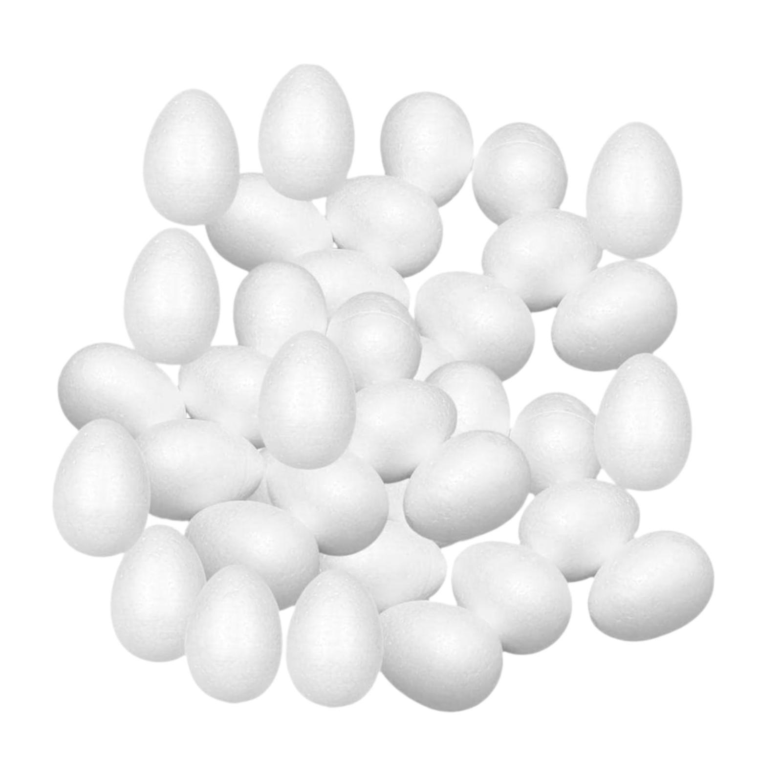 Foam Easter Eggs White Craft D - Art Craft School ulasan dan harga