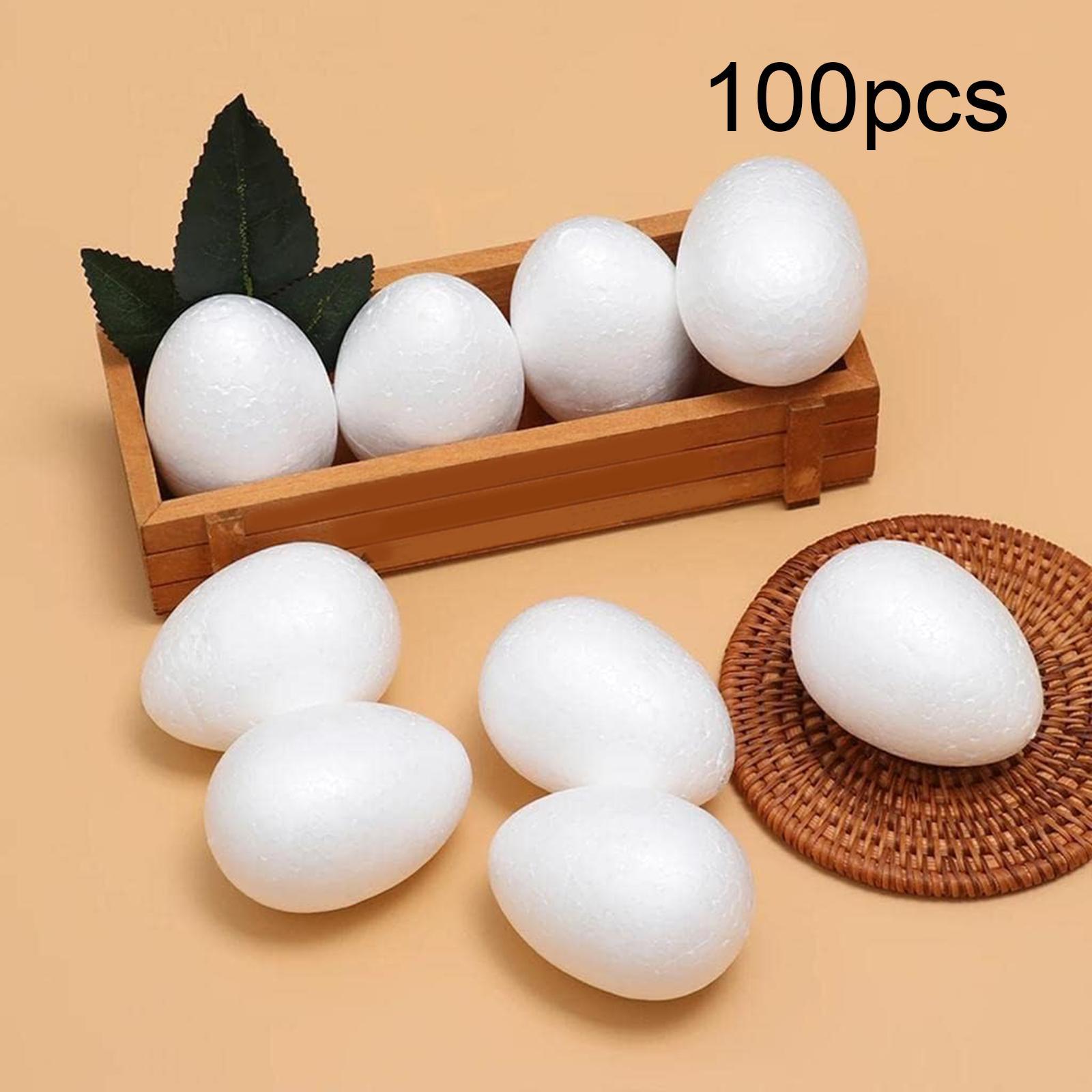 Foam Easter Eggs White Craft D - Art Craft School ulasan dan harga