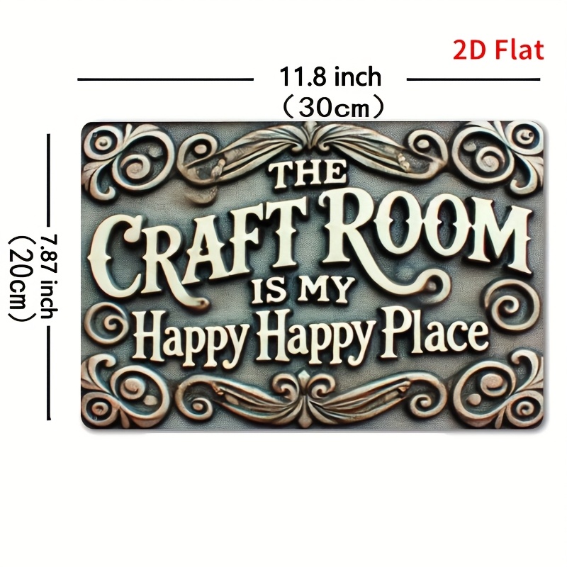 Vintage Craft Room Logo - 