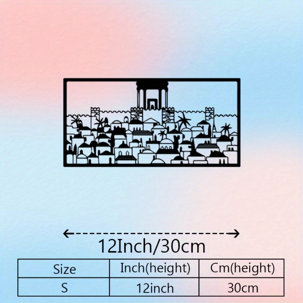 CIFBUY Metal Wall Art Jerusale - Art & Craft Kids Toys ulasan dan harga