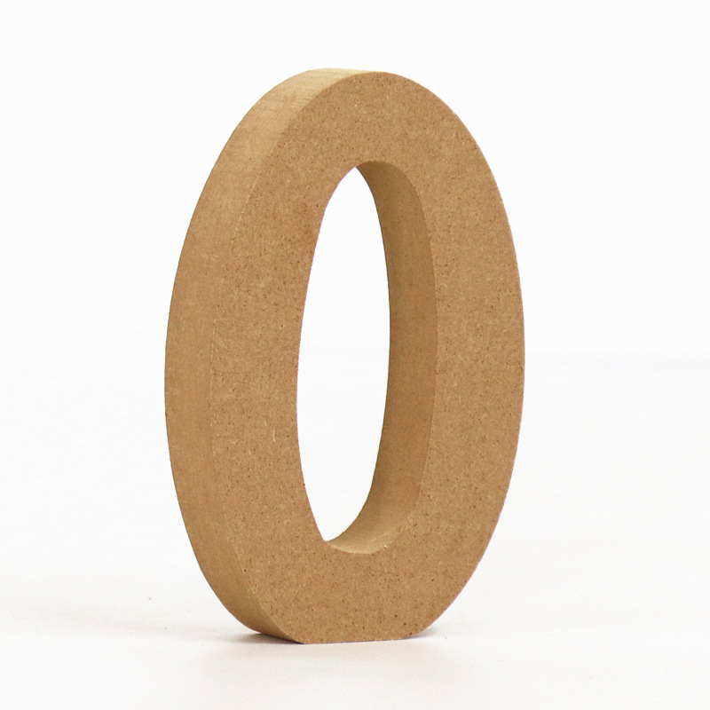 1pc 10cm Wood Color Numbers 0- - Art Craft Number ulasan dan harga